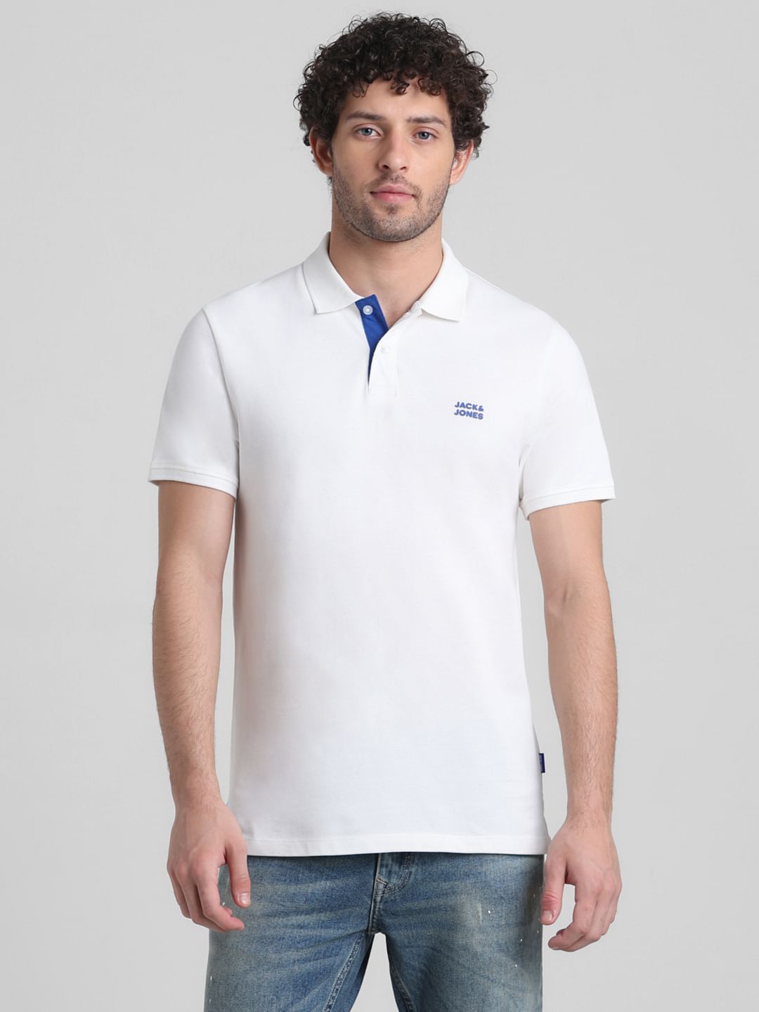 White Cotton Polo