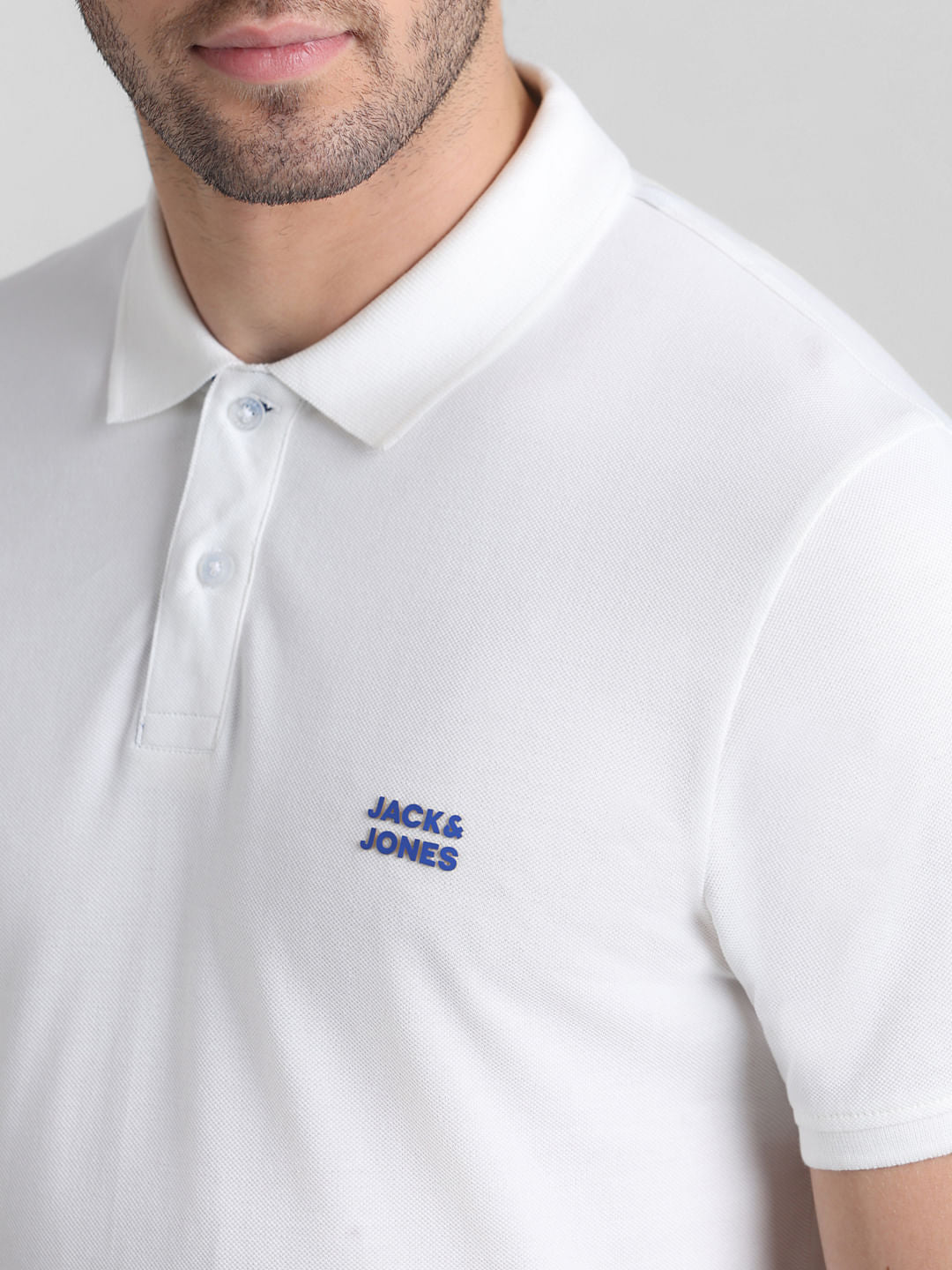 White Cotton Polo