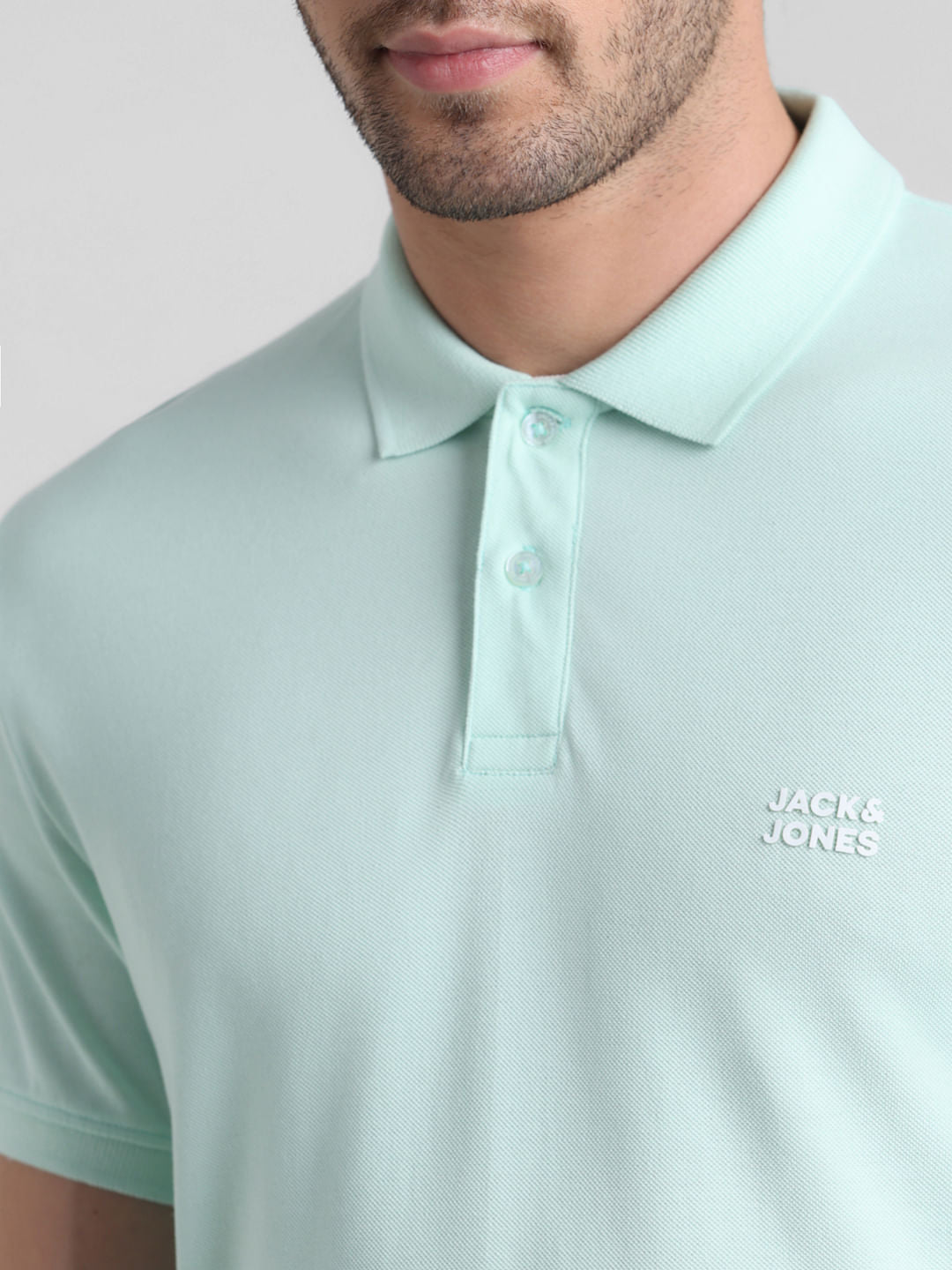 Light Green Cotton Polo
