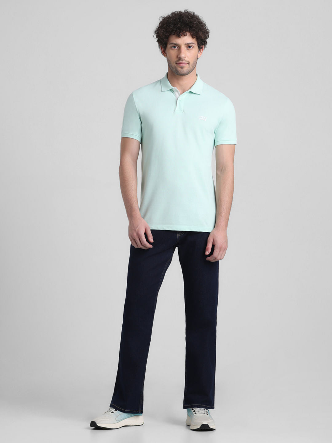 Light Green Cotton Polo