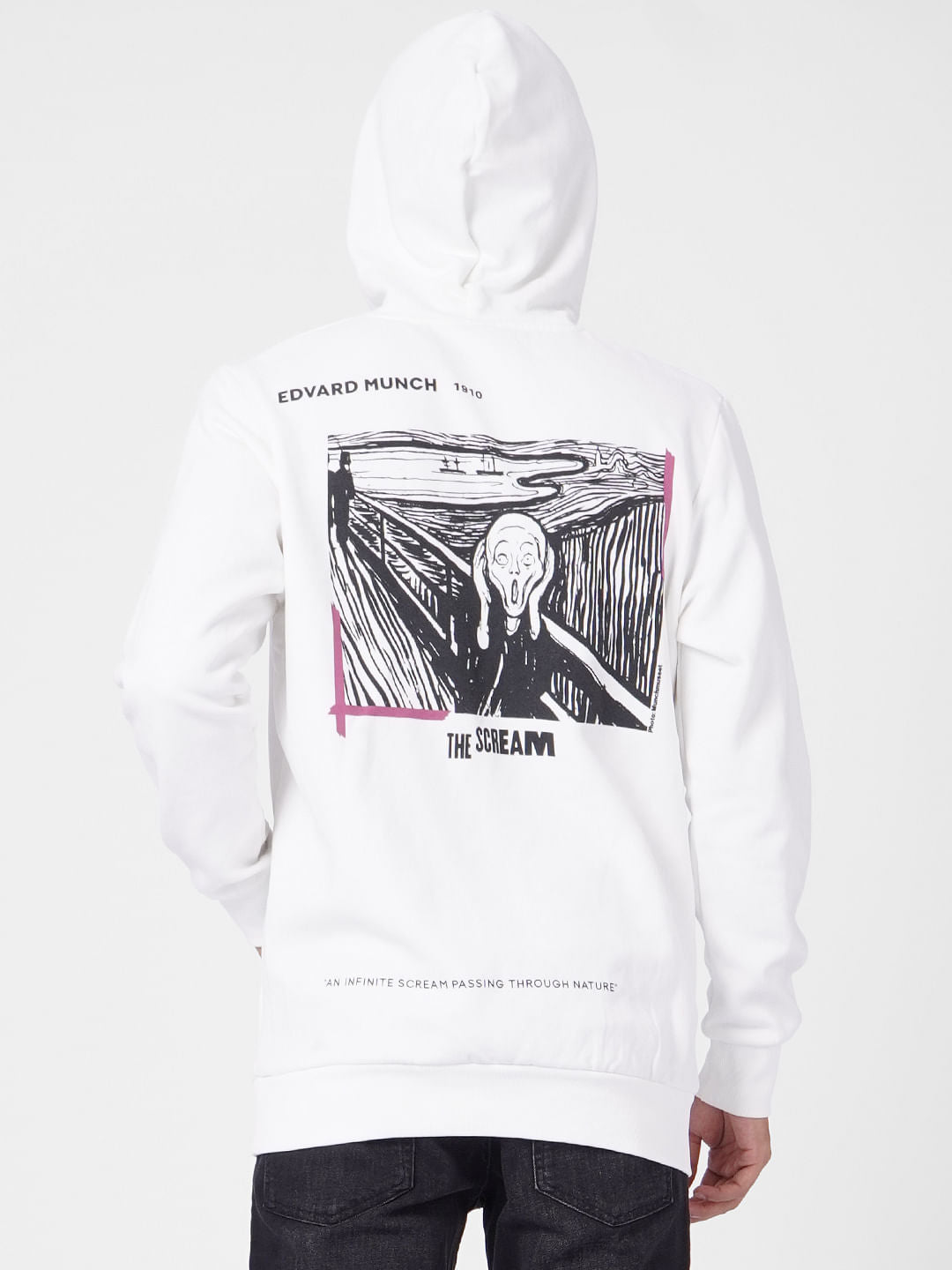 White Hooded Sweatshirt