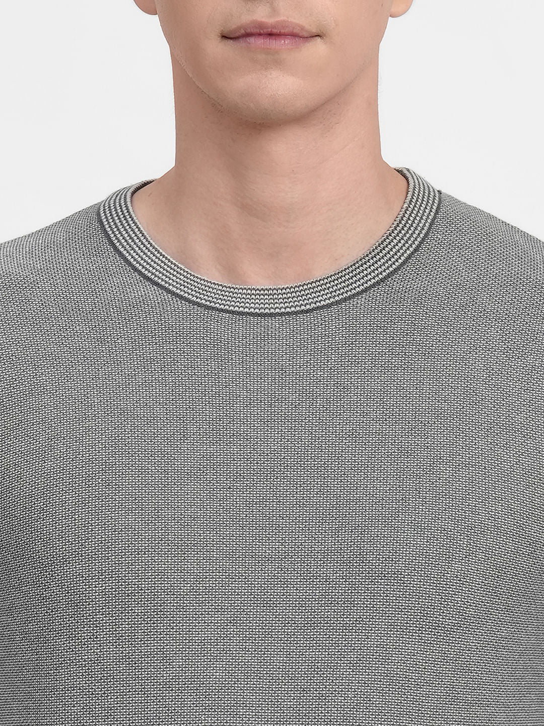 Grey Cotton Pullover