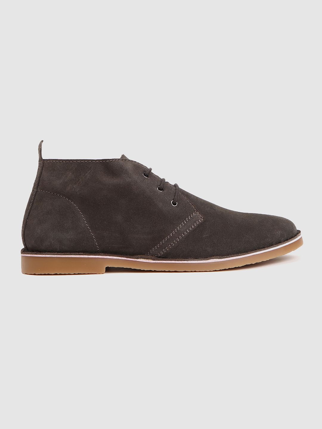 Dark Grey Desert Boots