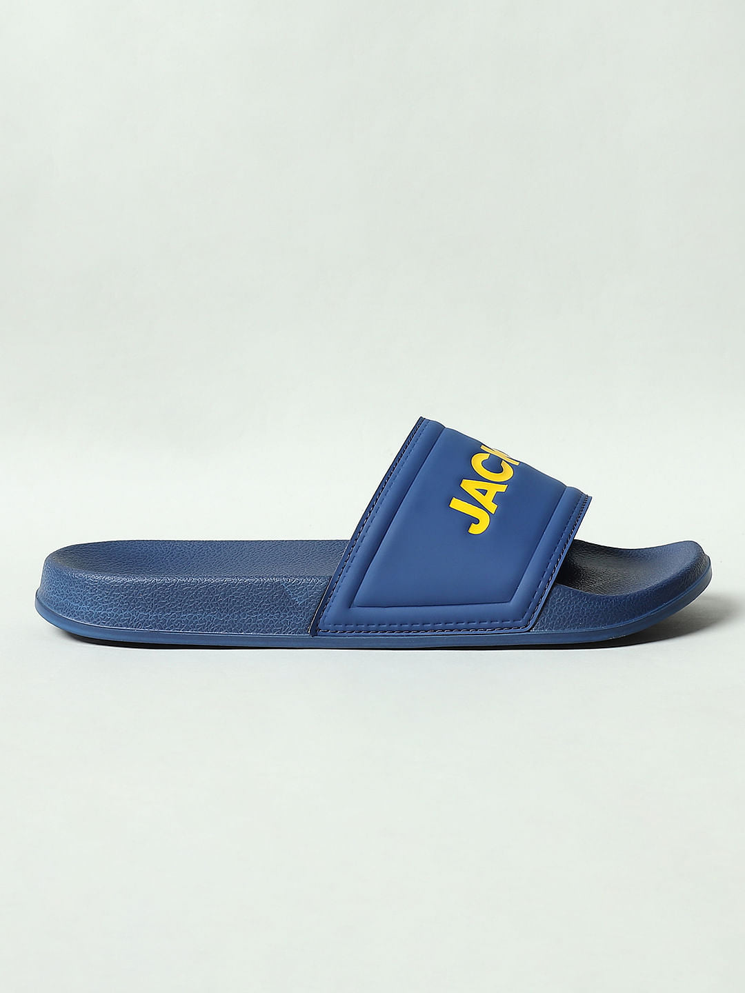Blue Logo Print Sliders