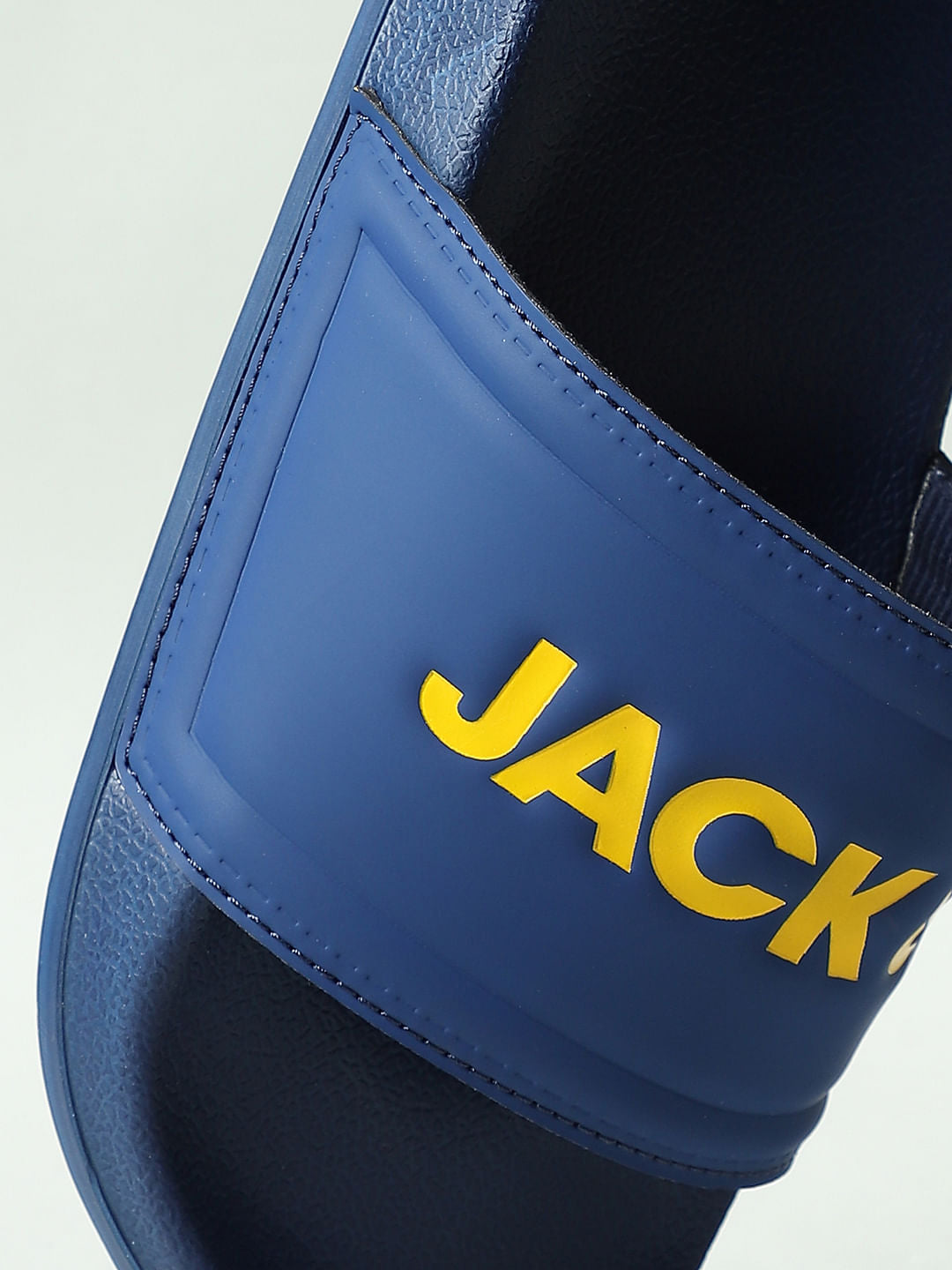 Blue Logo Print Sliders