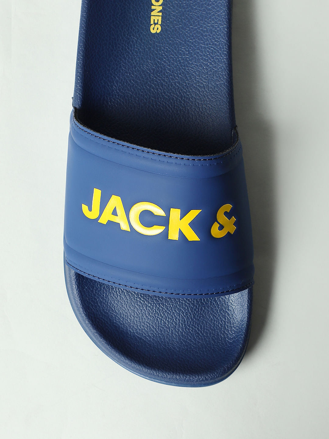 Blue Logo Print Sliders