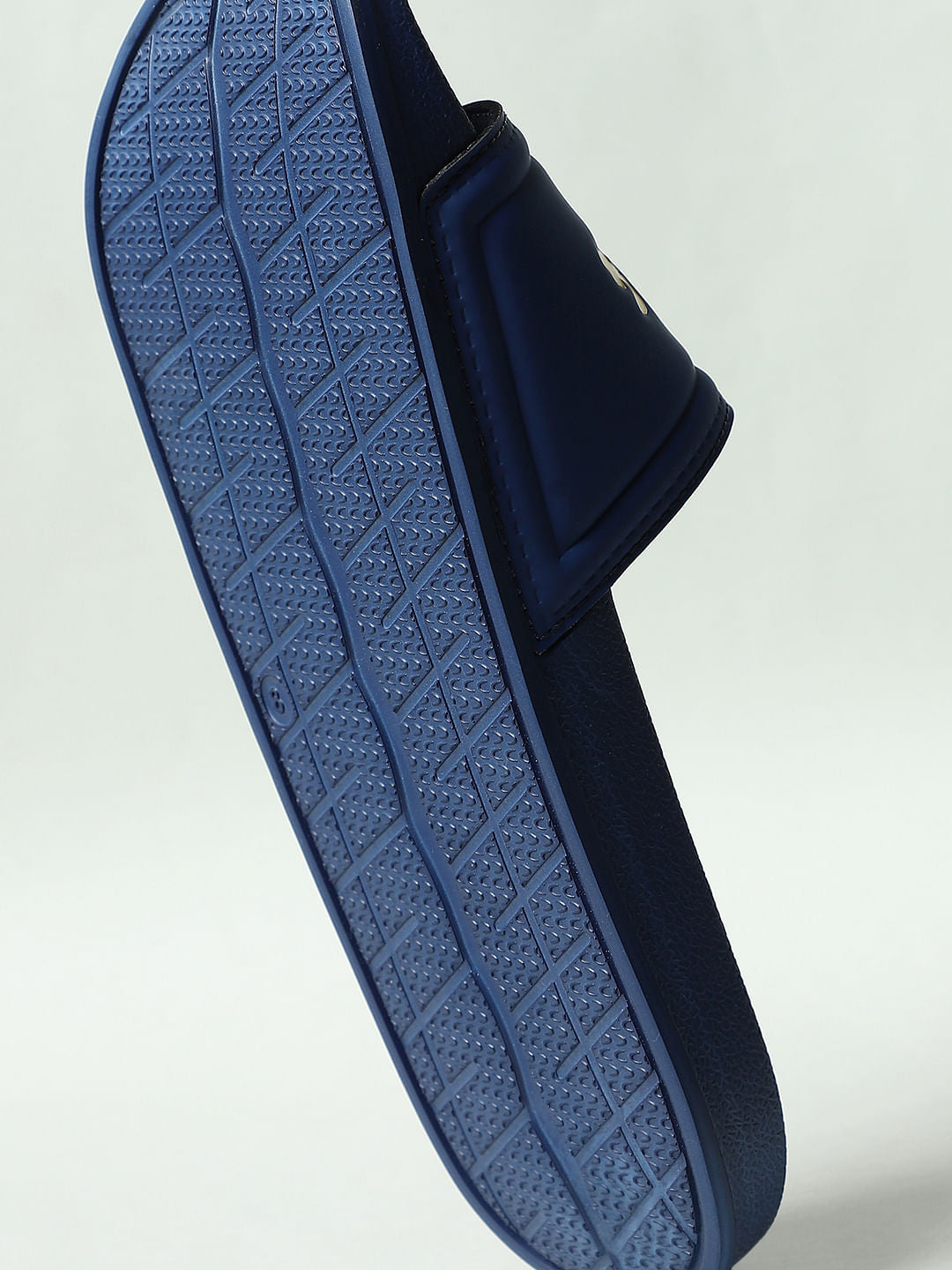 Blue Logo Print Sliders