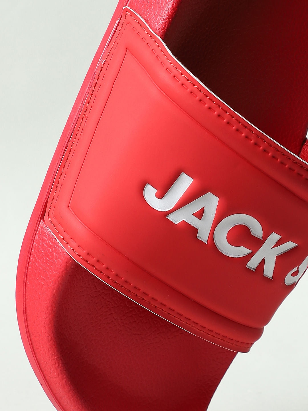 Red Logo Print Sliders