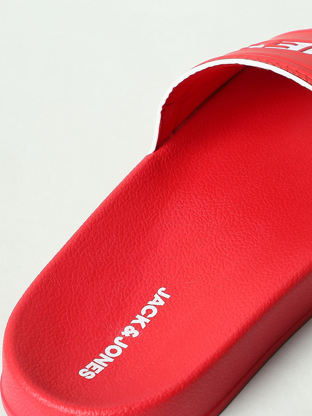 Red Logo Print Sliders