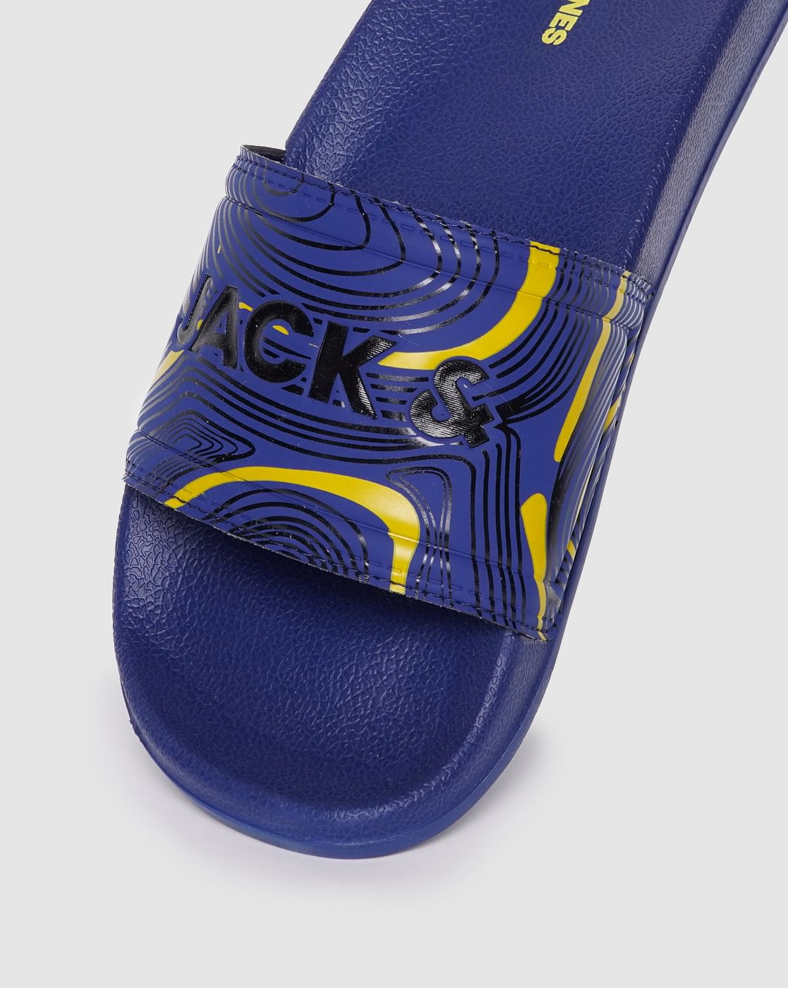 Blue Abstract Print Sliders