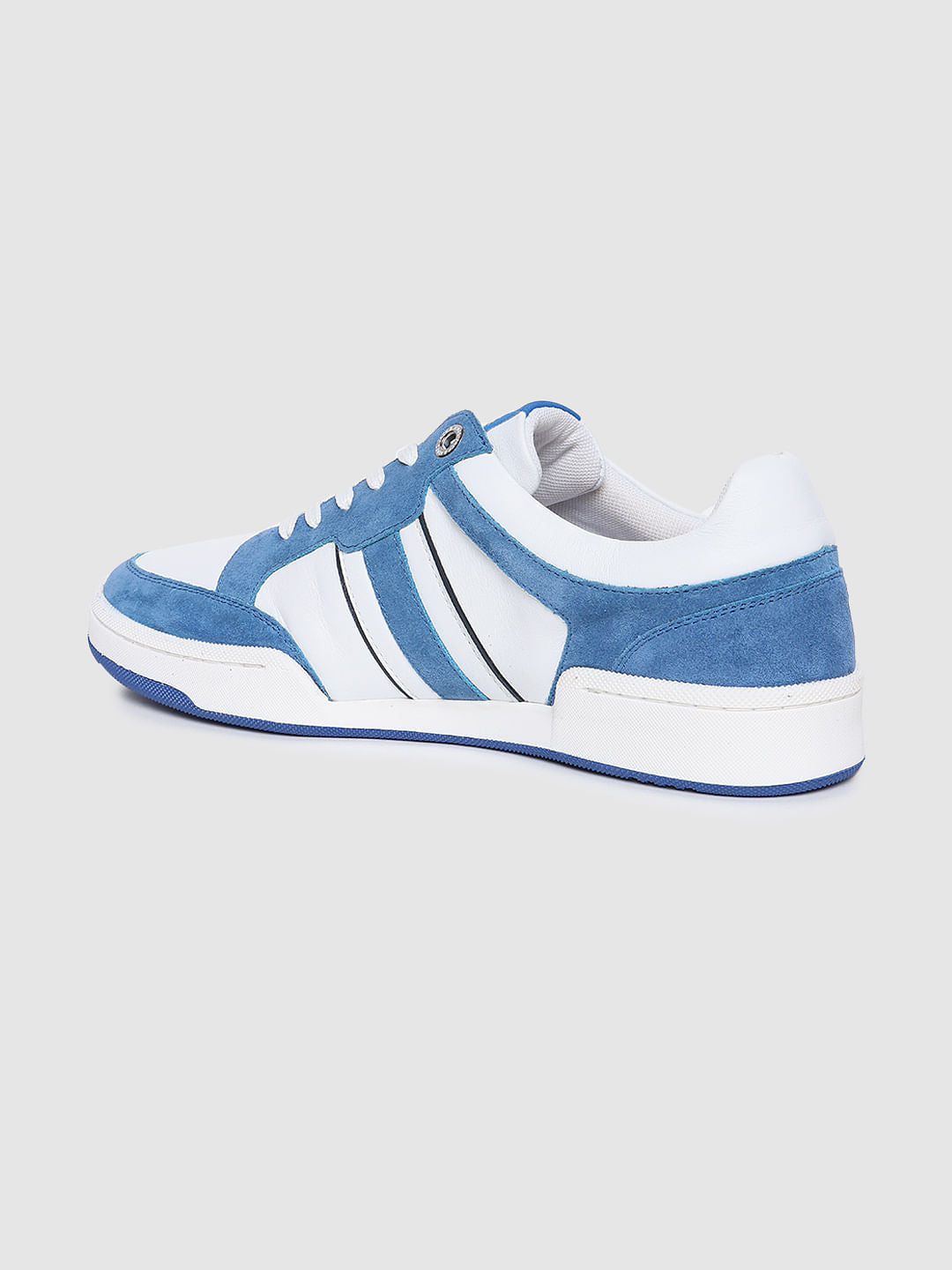 Blue Colourblocked Sneakers