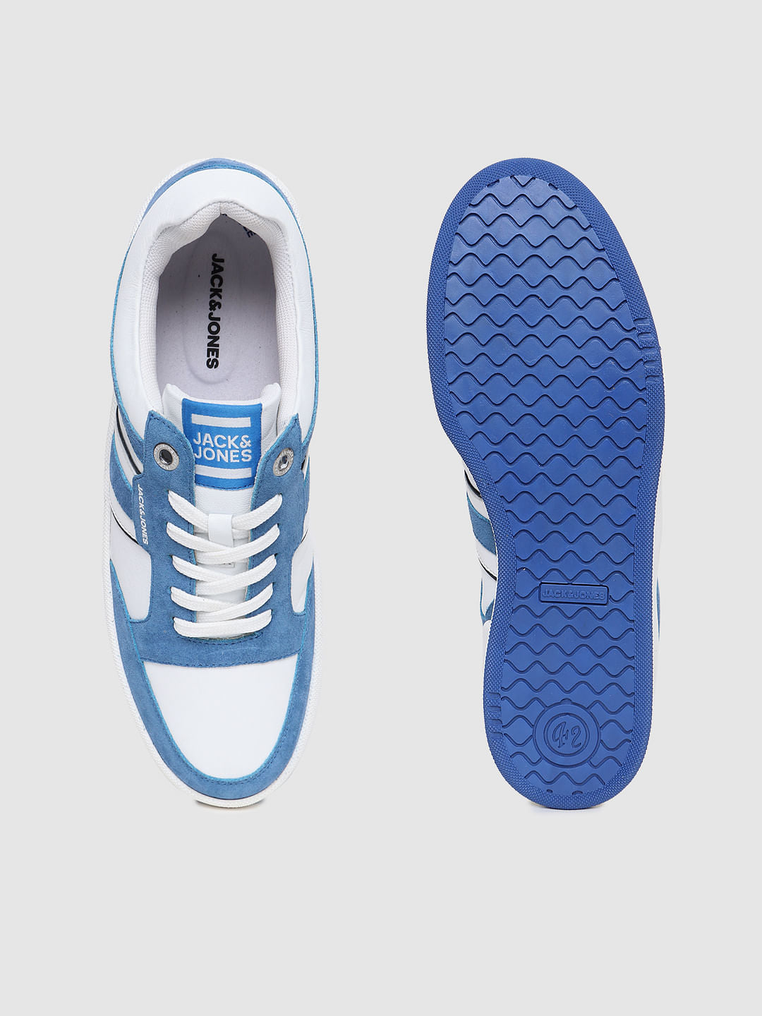 Blue Colourblocked Sneakers