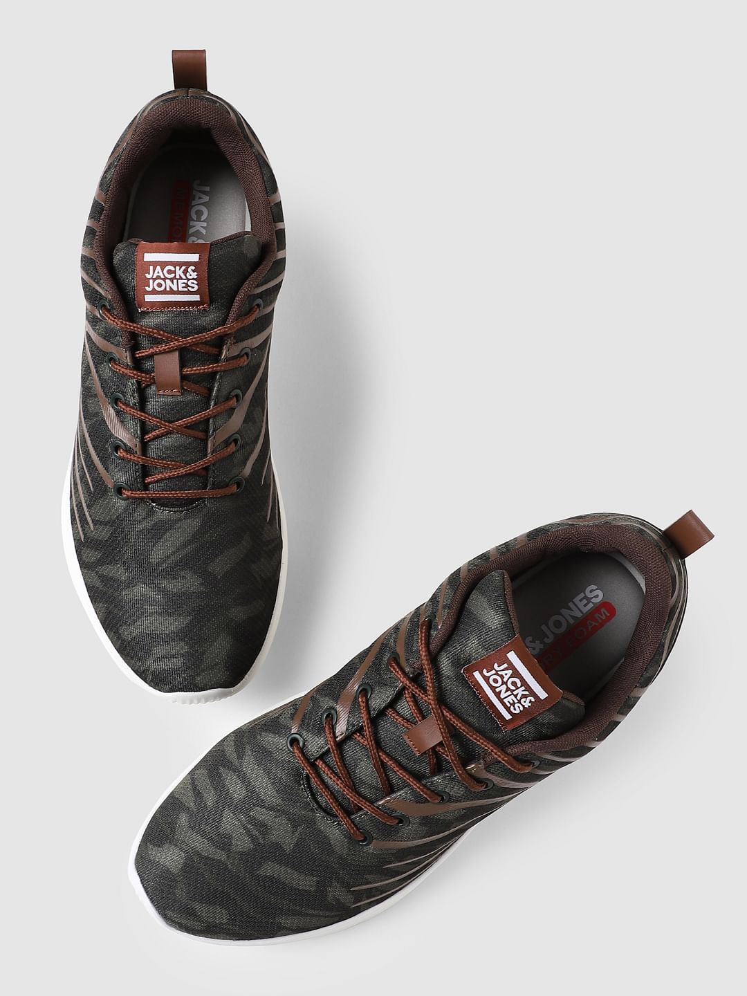 Green Camo Sneakers