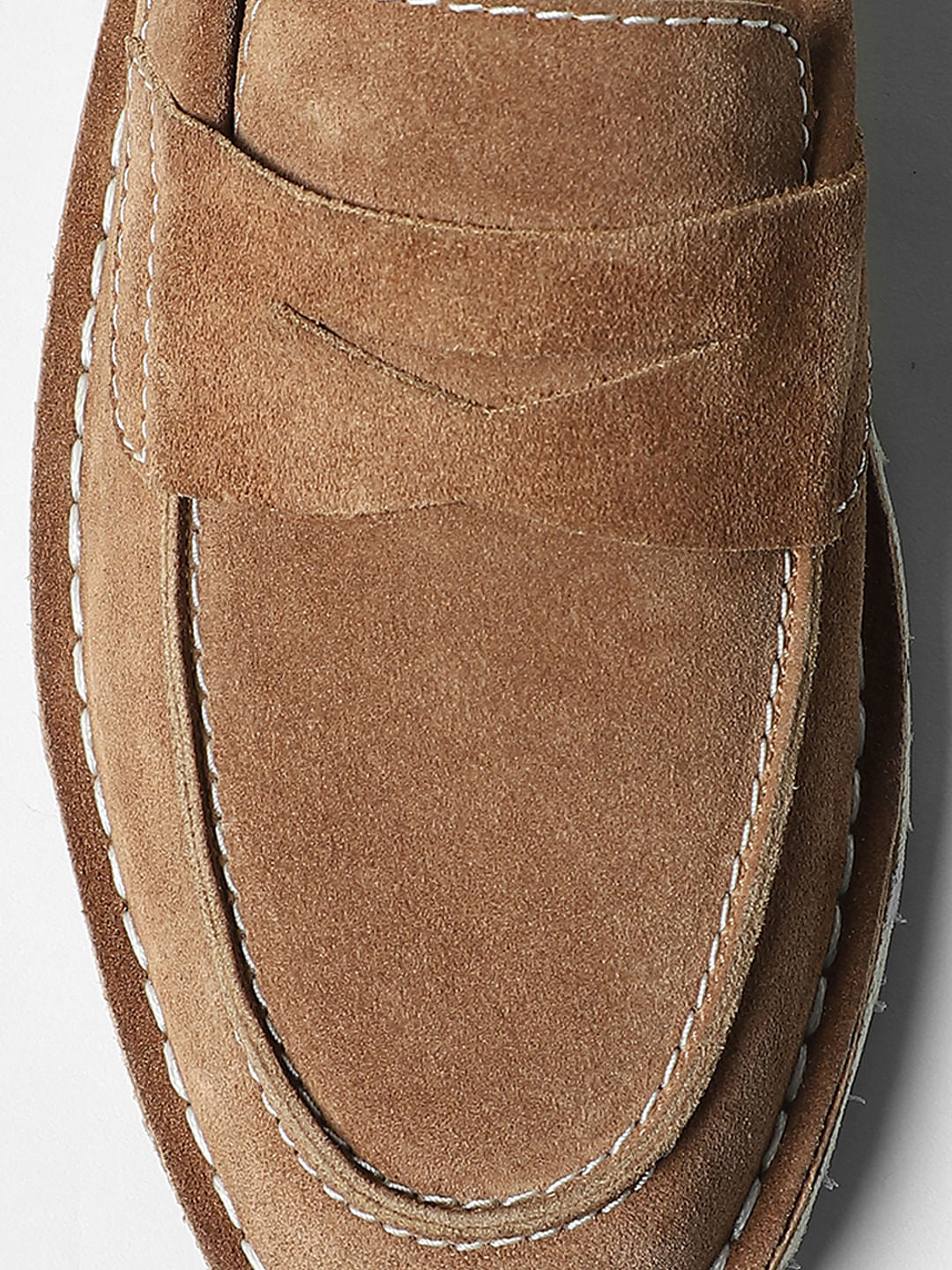 Brown Suede Loafers