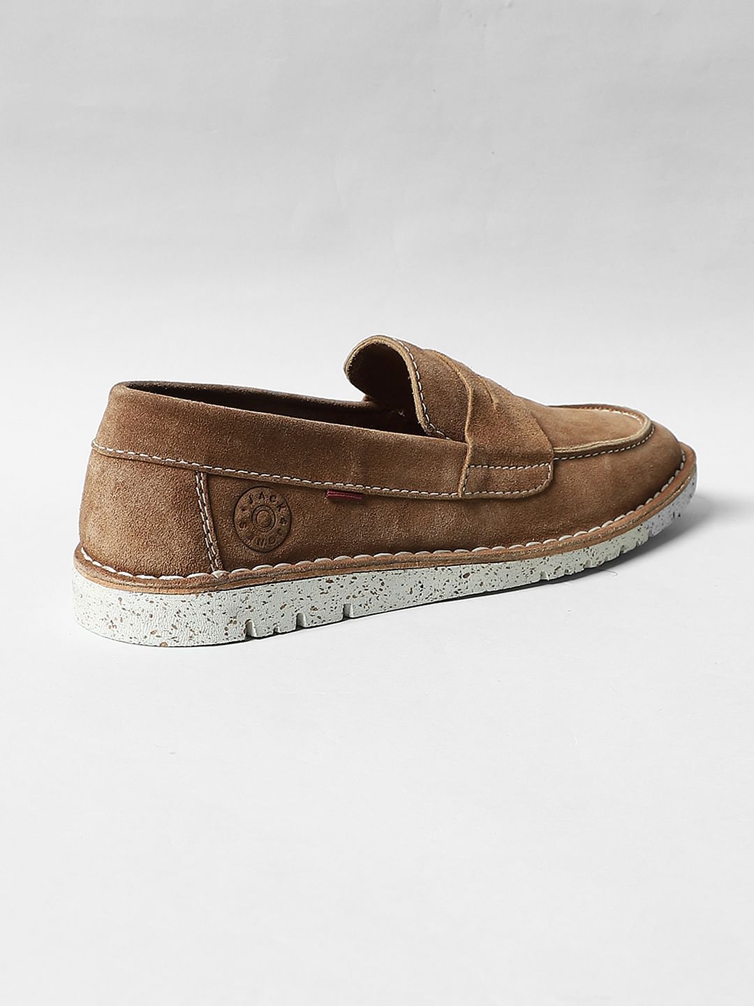 Brown Suede Loafers