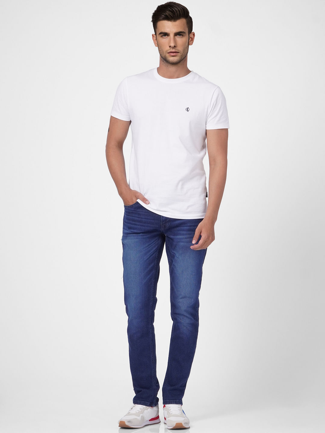 Blue Low Rise Ben Skinny Jeans