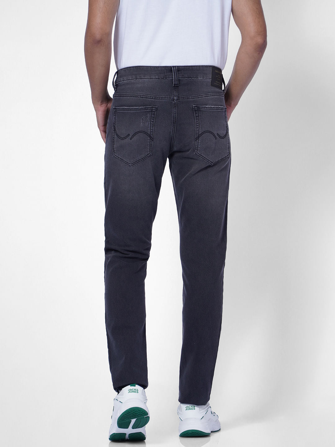 Dark Grey Low Rise Ben Skinny Jeans