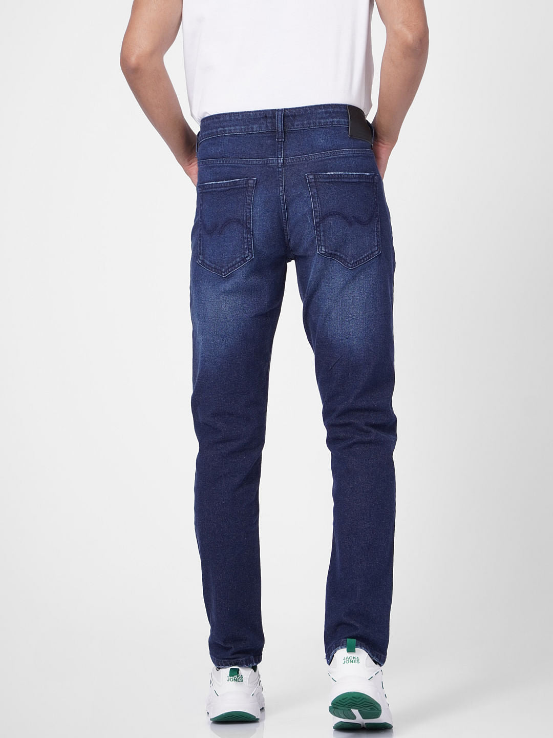 Blue Low Rise Tim Slim Fit Jeans