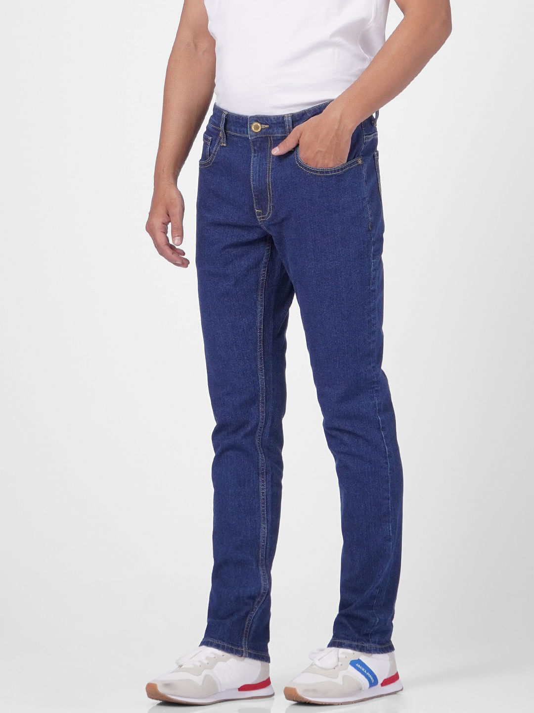 Dark Blue Low Rise Ben Skinny Jeans