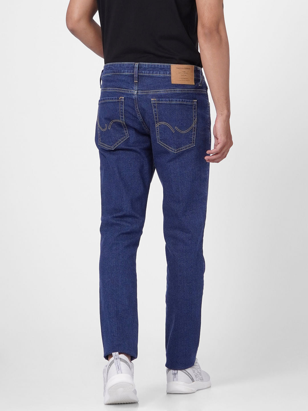 Dark Blue Low Rise Glenn Slim Fit Jeans