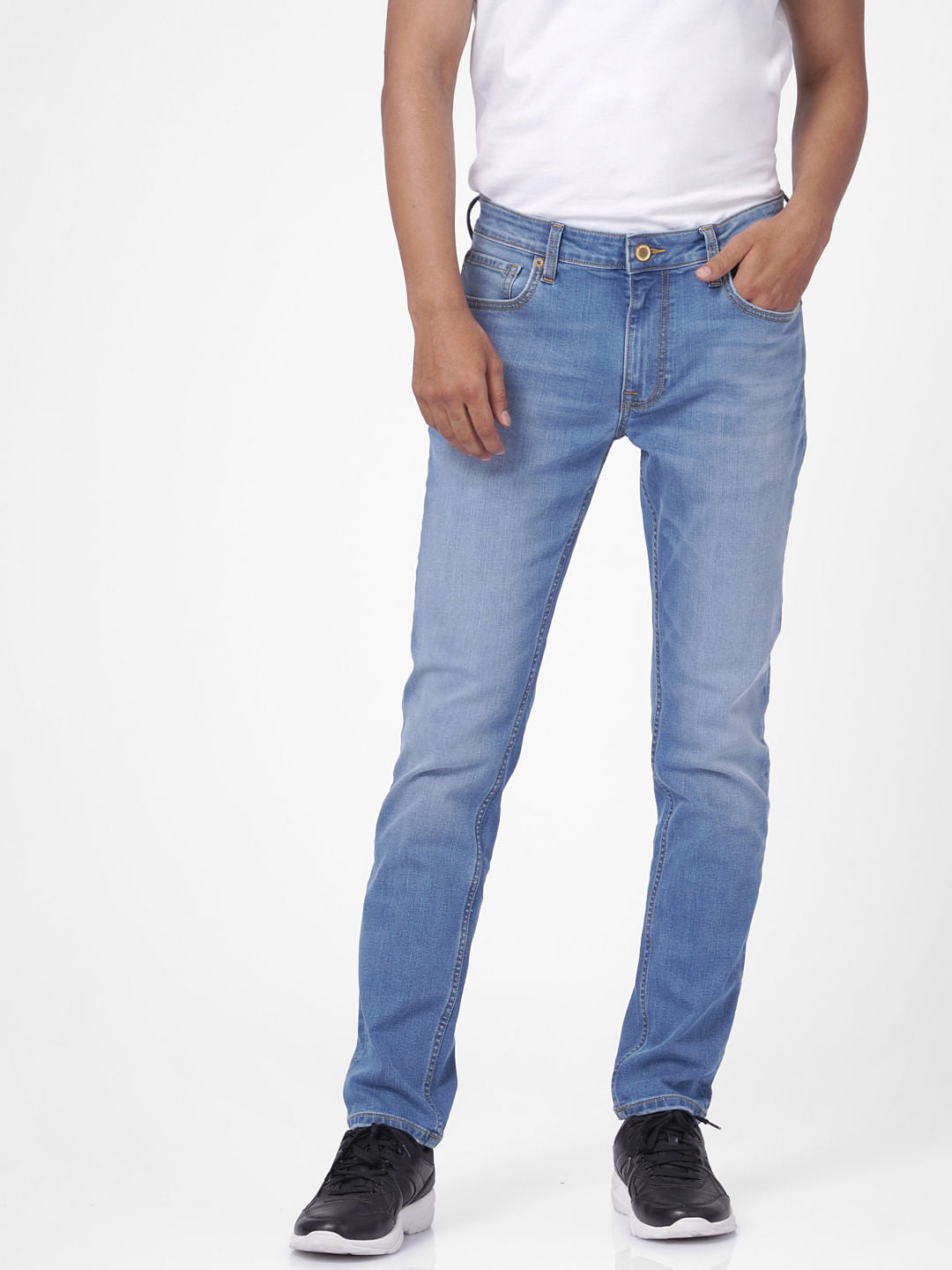 Light Blue Low Rise Ben Skinny Jeans