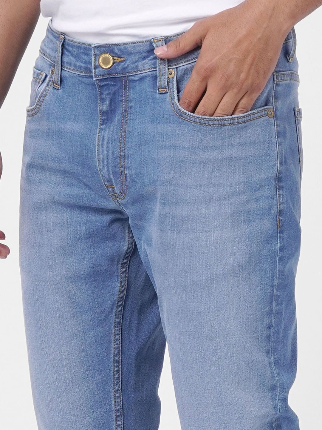 Light Blue Low Rise Ben Skinny Jeans