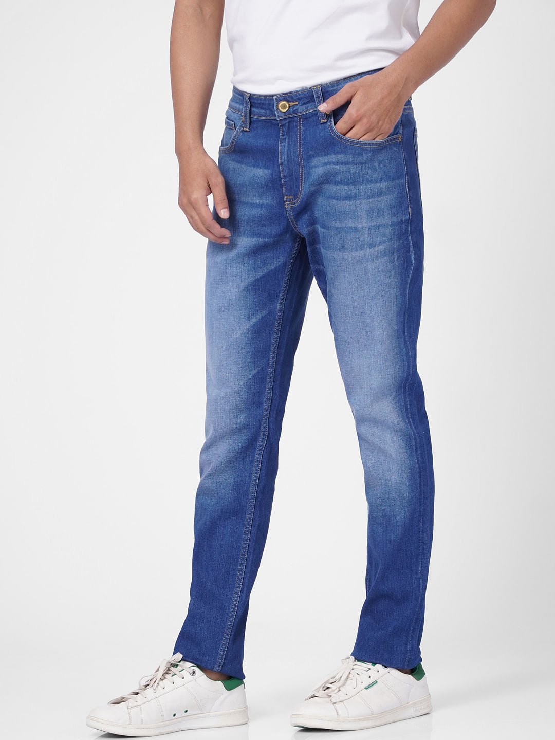 Light Blue Low Rise Glenn Slim Fit Jeans