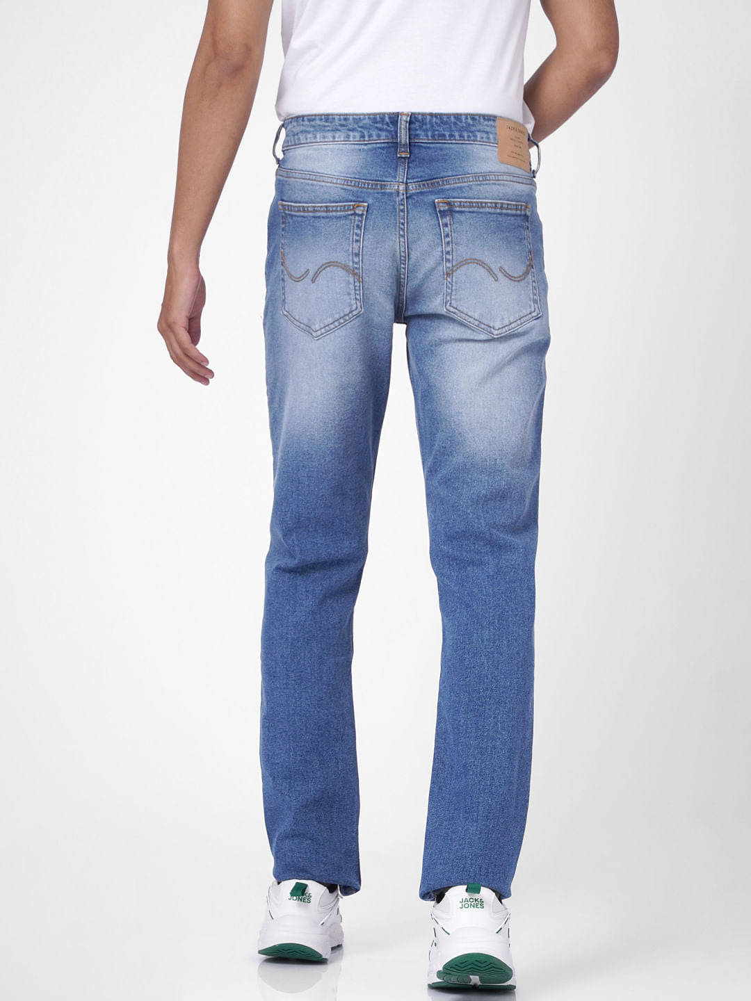 Blue Low Rise Tim Anti Fit Jeans