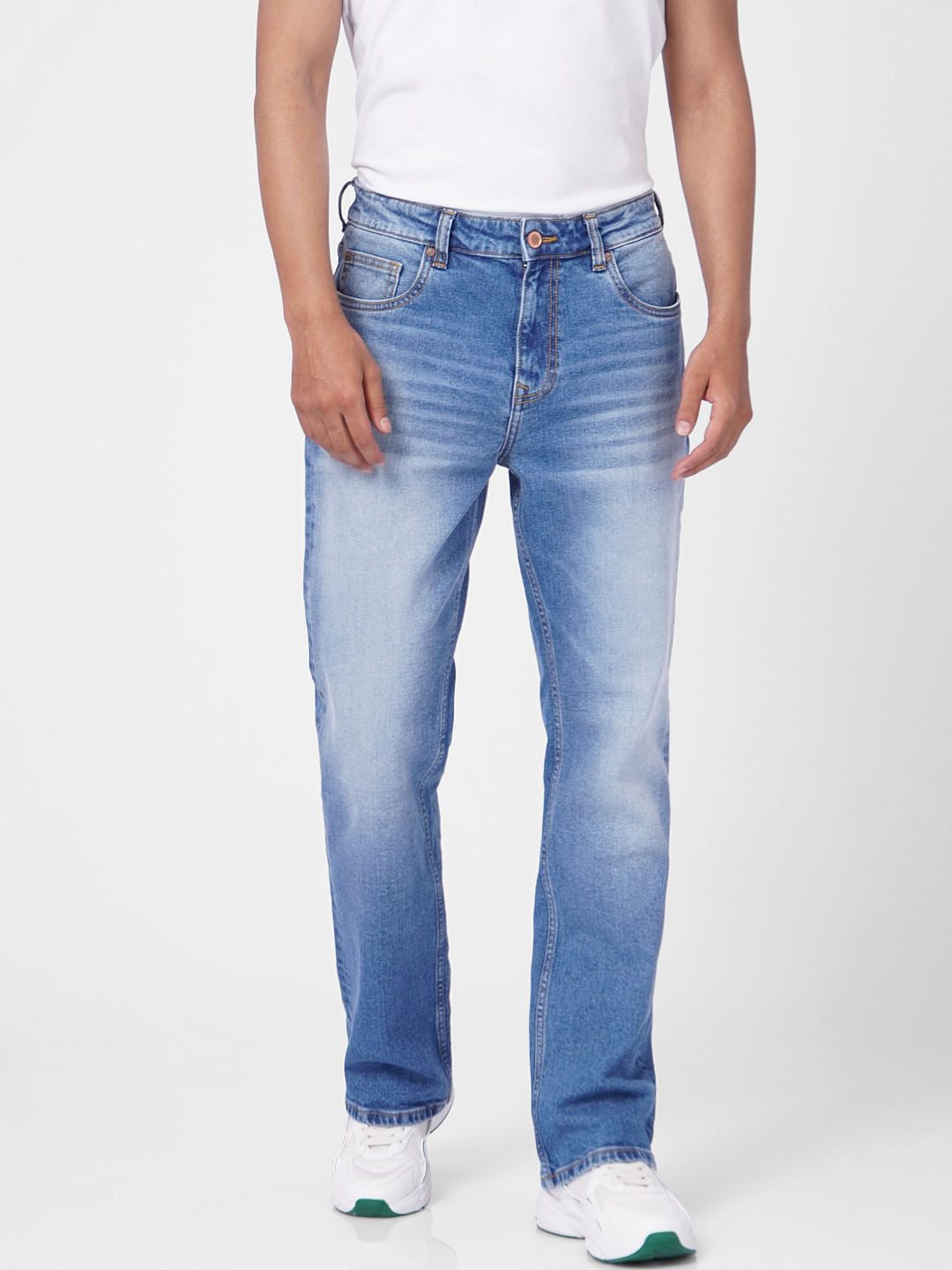 Blue High Rise Ray Bootcut Jeans