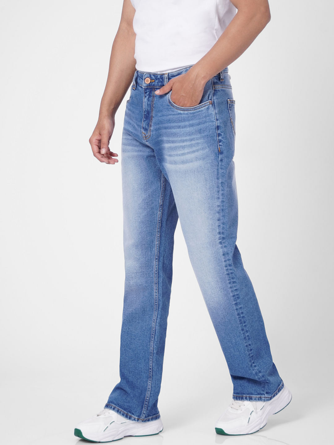 Blue High Rise Ray Bootcut Jeans