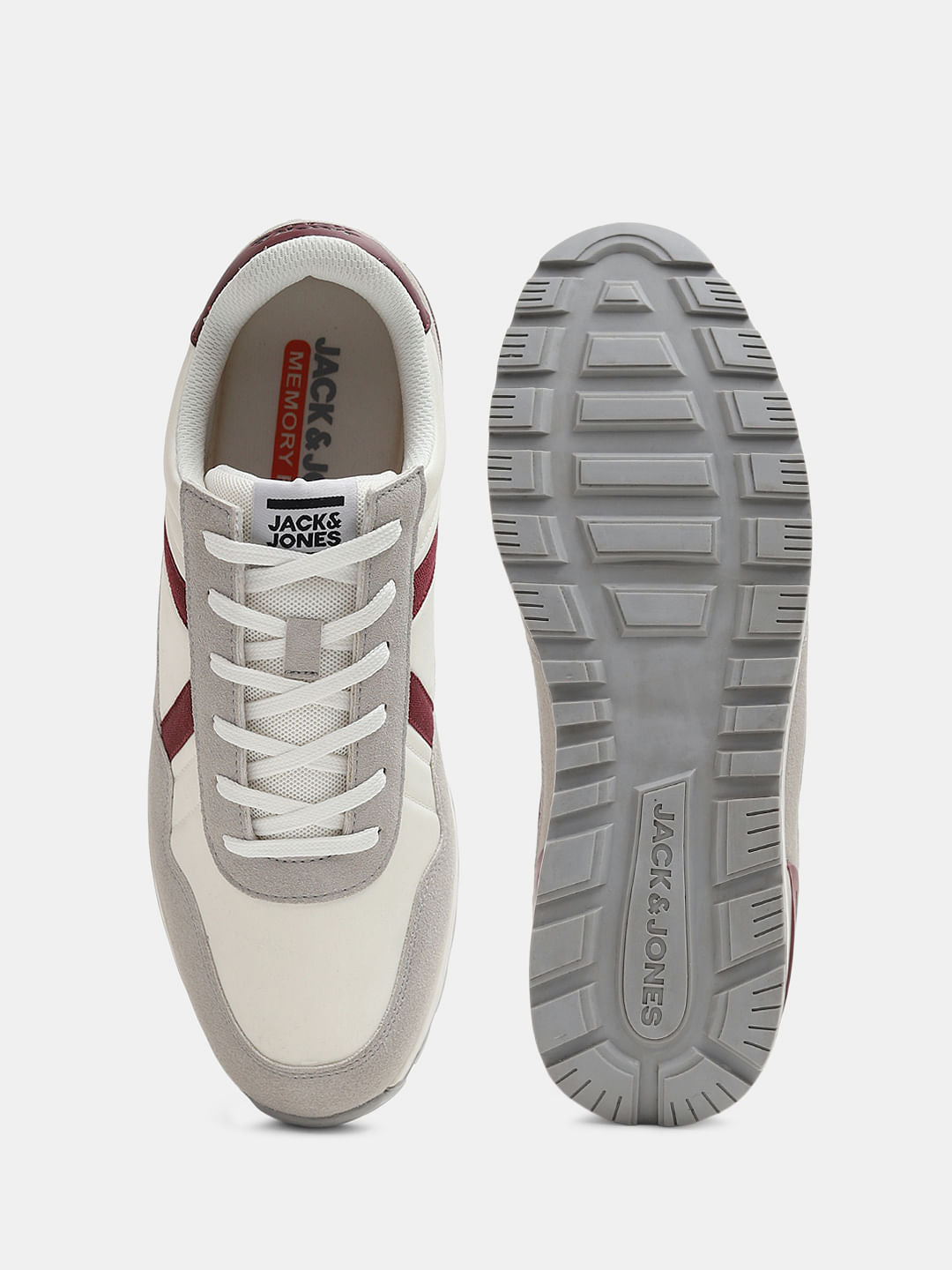 Off-White Colourblocked Lace Up Sneakers
