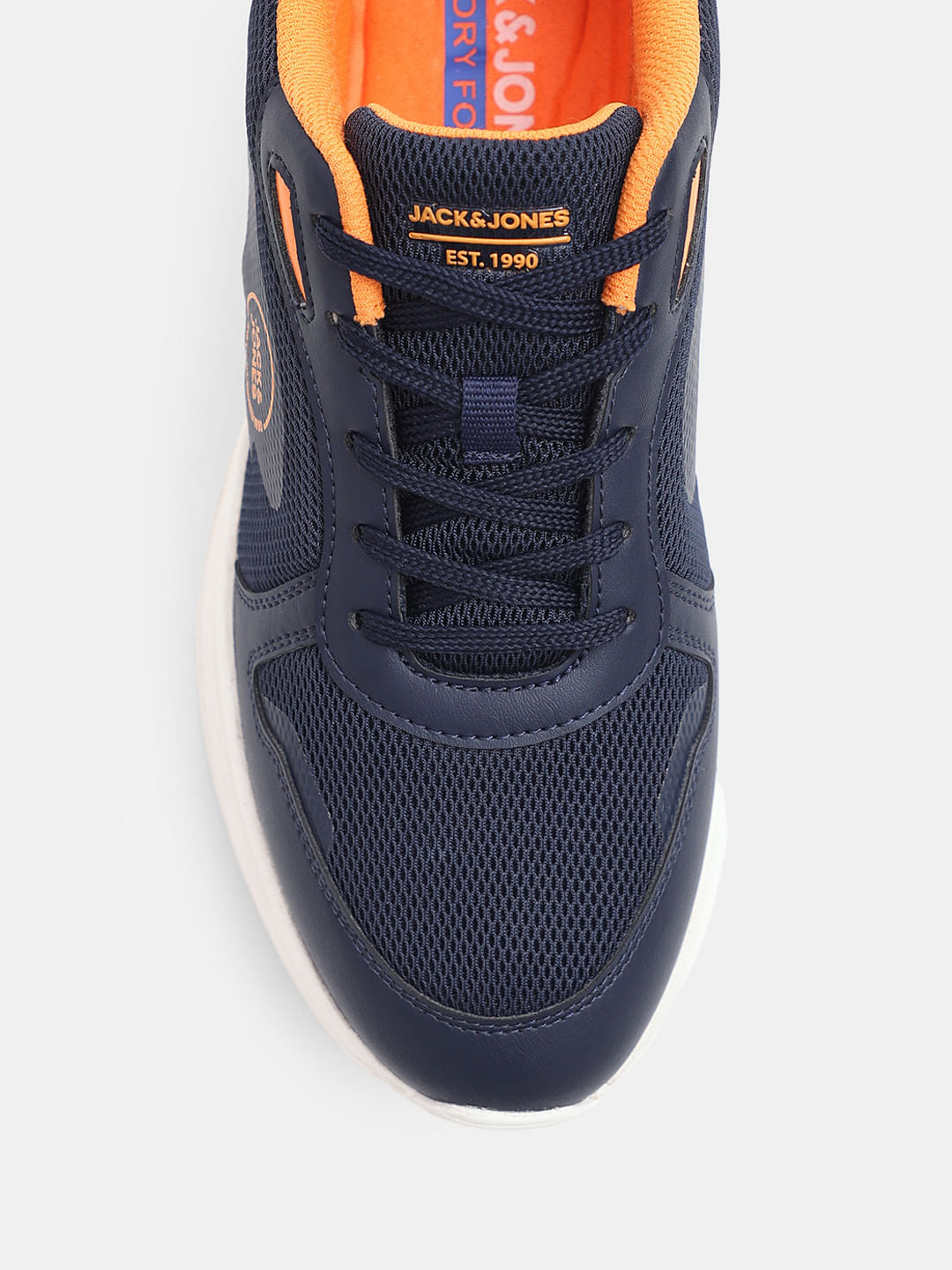 Navy Blue Colourblocked Chunky Sneakers