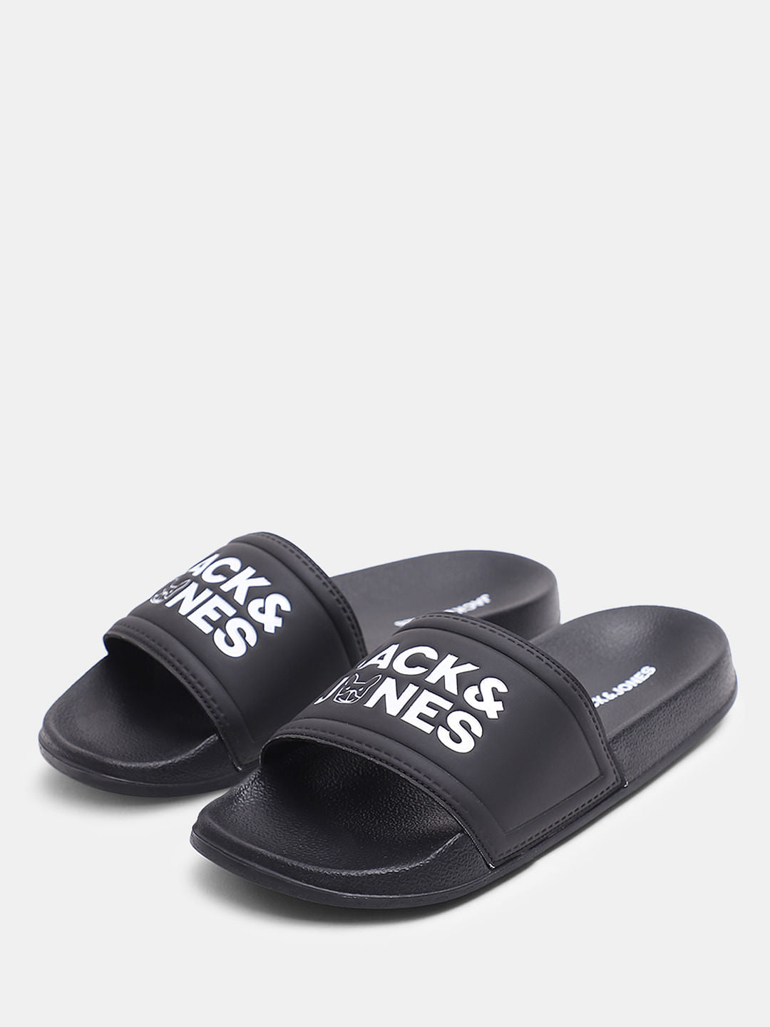 Black Doggo Print Sliders