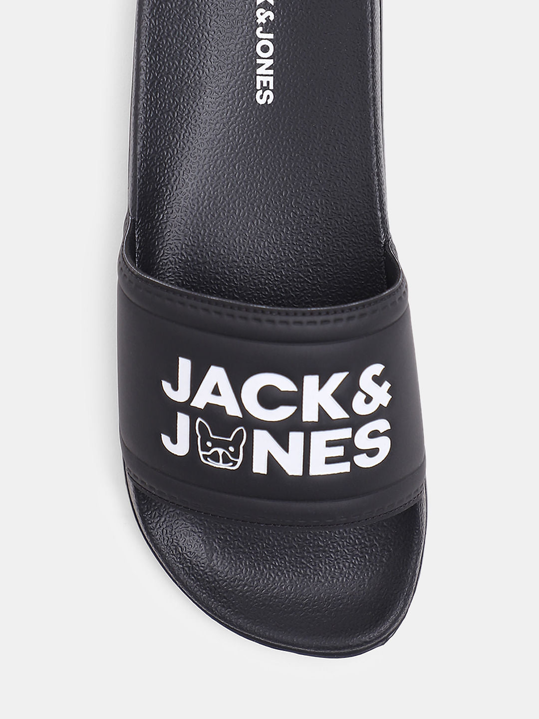 Black Doggo Print Sliders