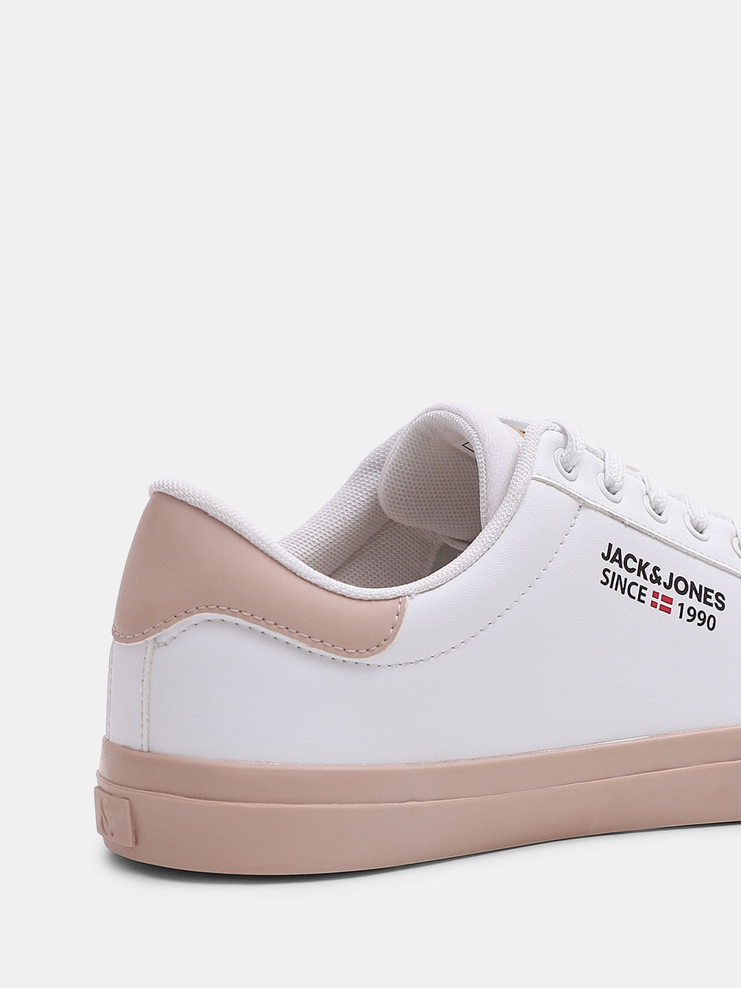 White PU Casual Sneakers