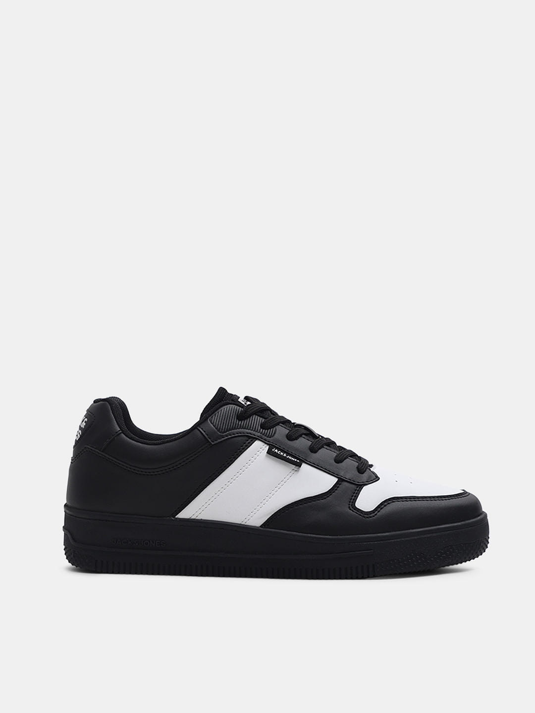 Black Colourblocked Sneakers