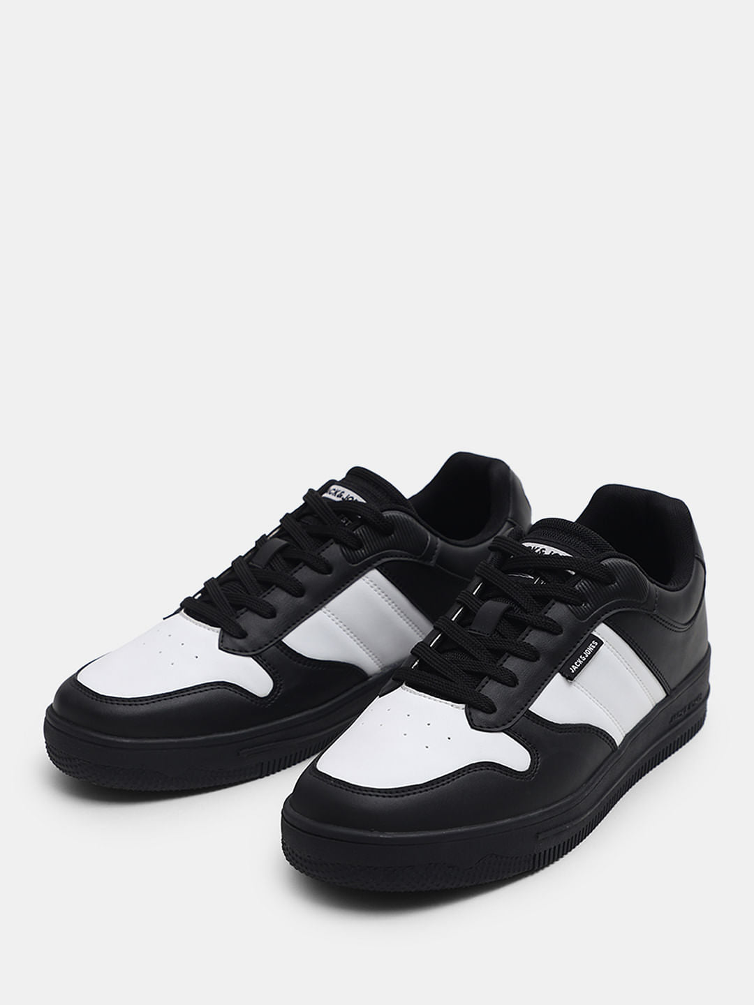 Black Colourblocked Sneakers