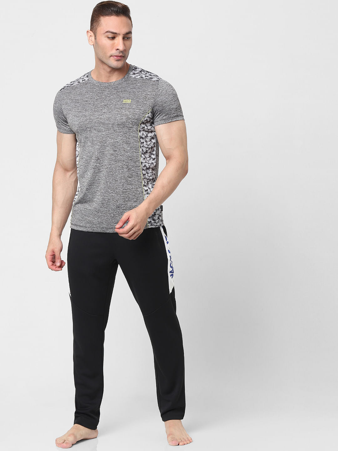 Grey Gym Crew Neck T-shirt