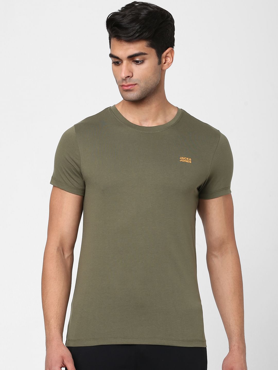 Green Crew Neck T-shirt