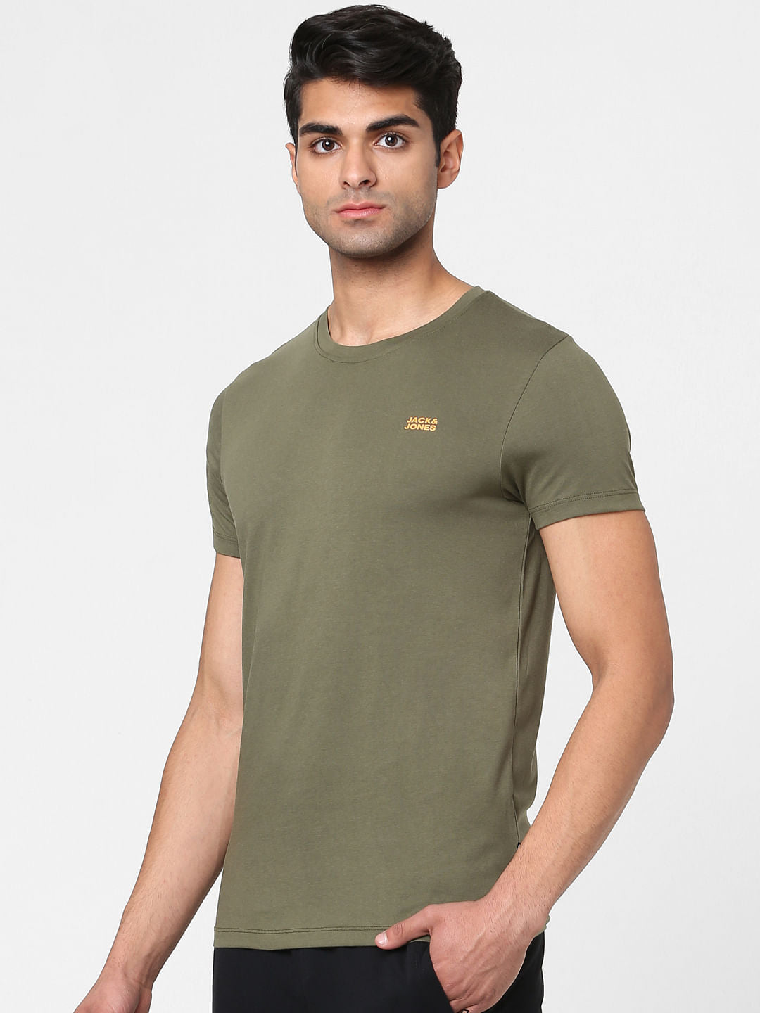 Green Crew Neck T-shirt