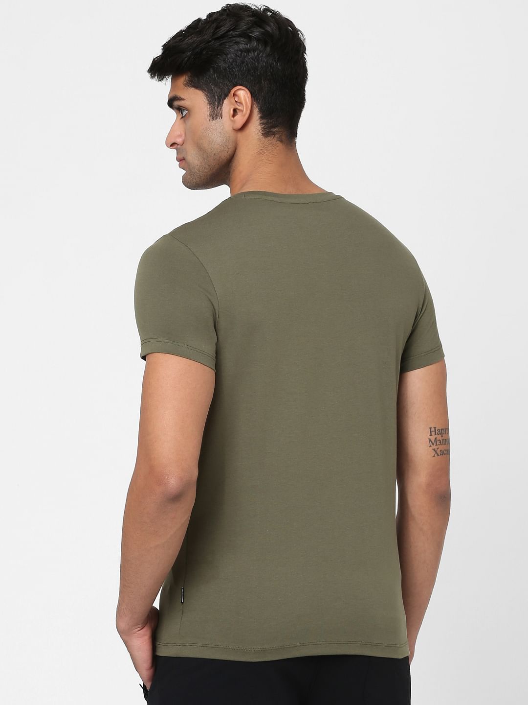 Green Crew Neck T-shirt