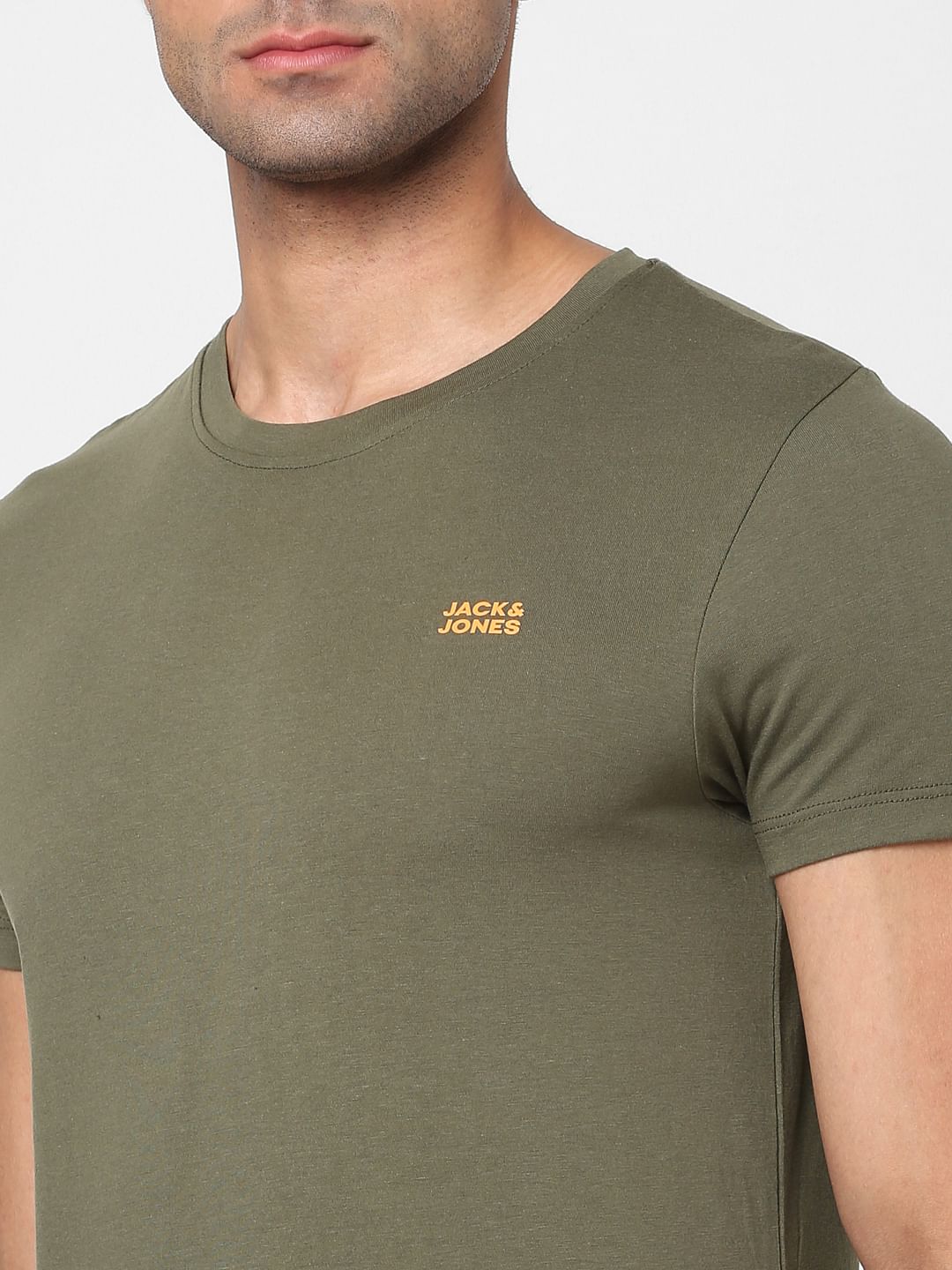 Green Crew Neck T-shirt