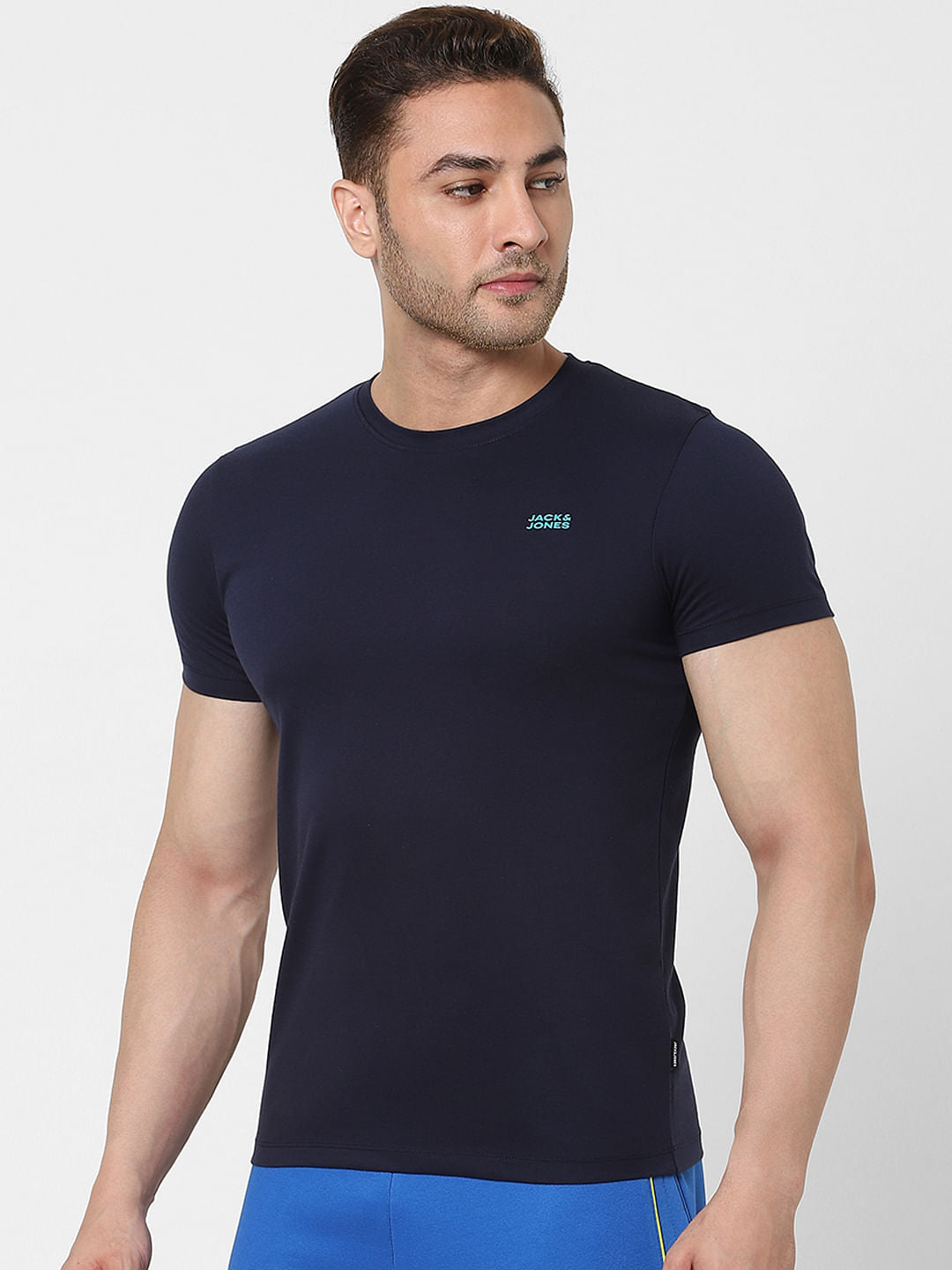 Navy Blue Crew Neck T-shirt