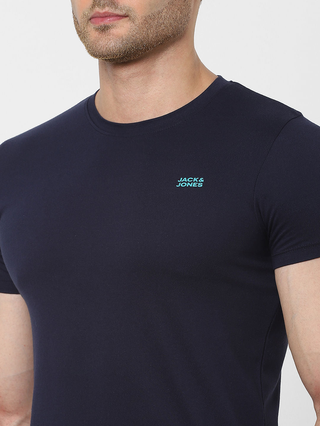 Navy Blue Crew Neck T-shirt