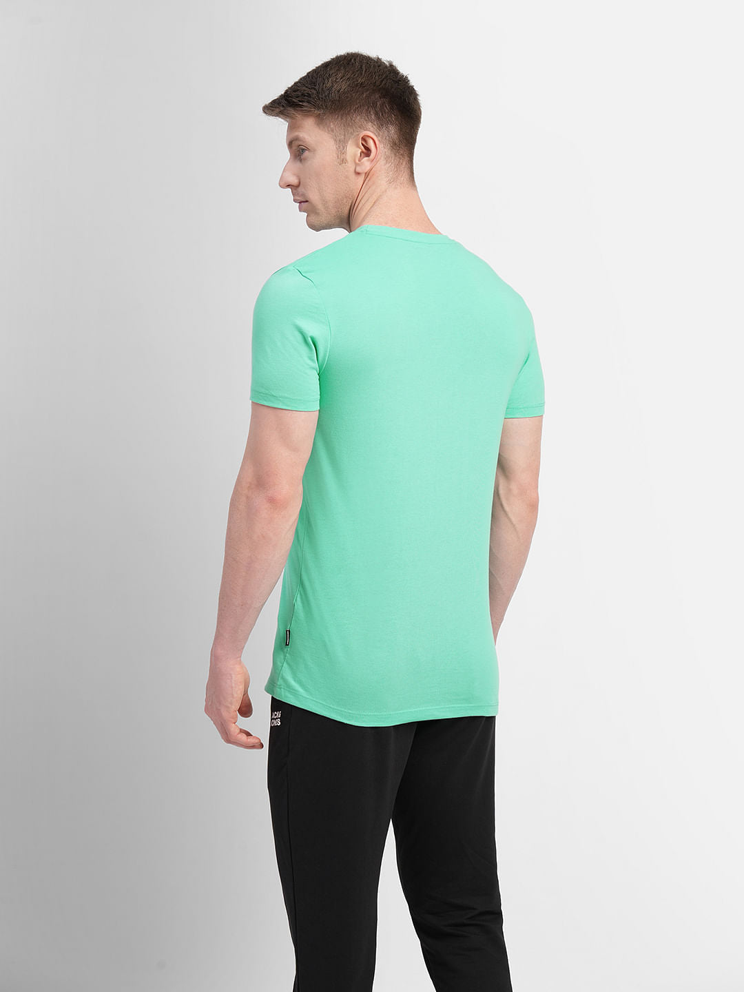 Green Crew Neck T-shirt