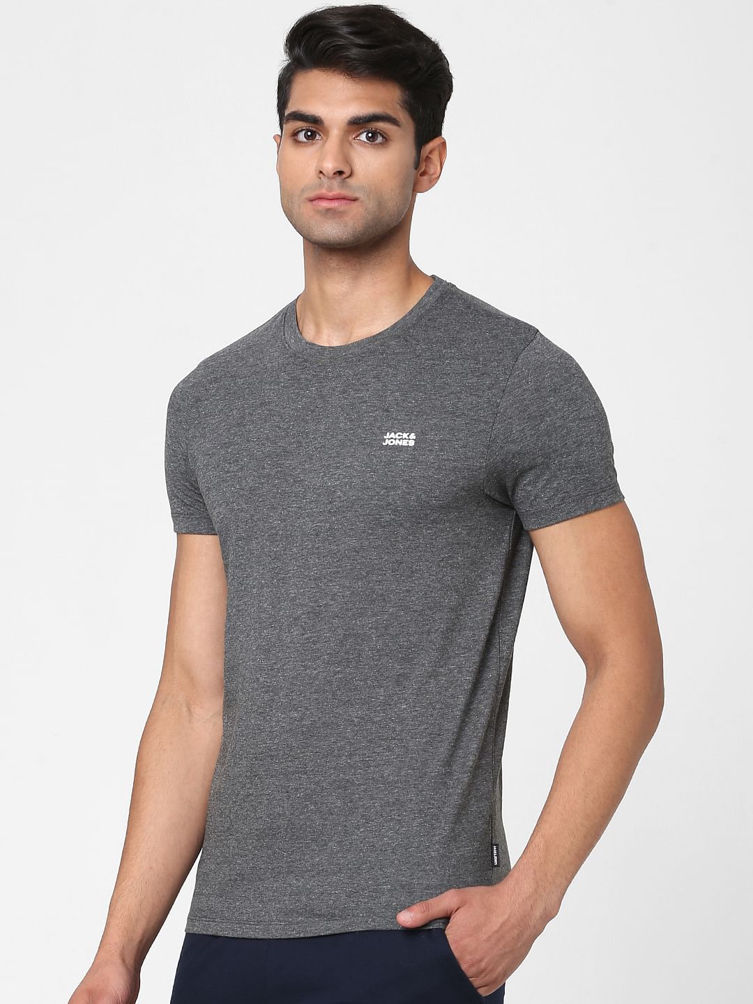 Grey Crew Neck T-shirt
