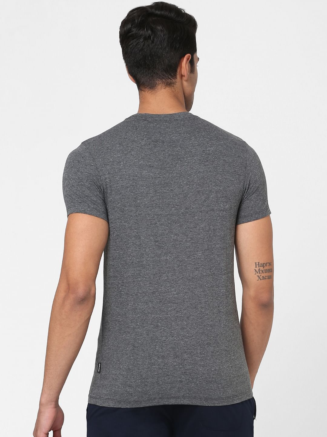 Grey Crew Neck T-shirt