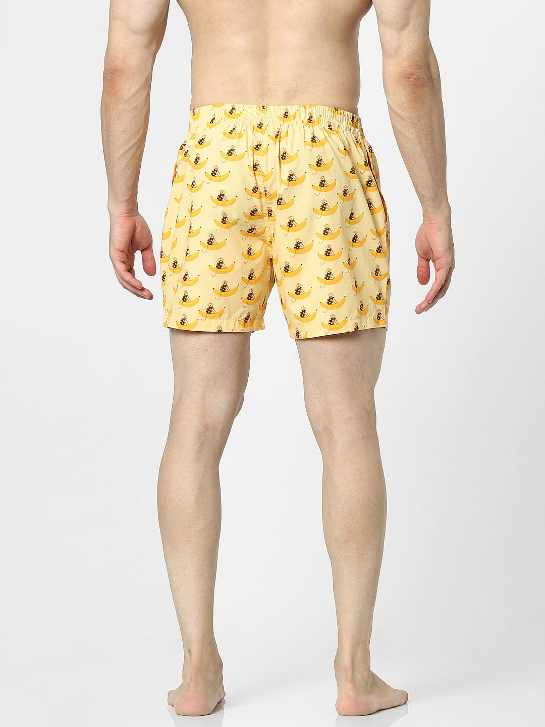 Yellow Printed Boxers