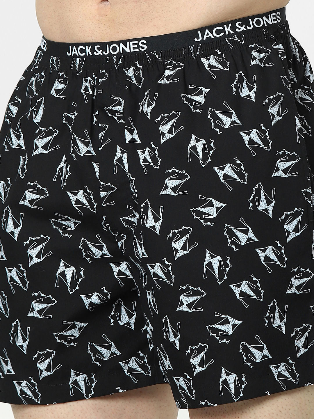 Black Kite Print Boxers