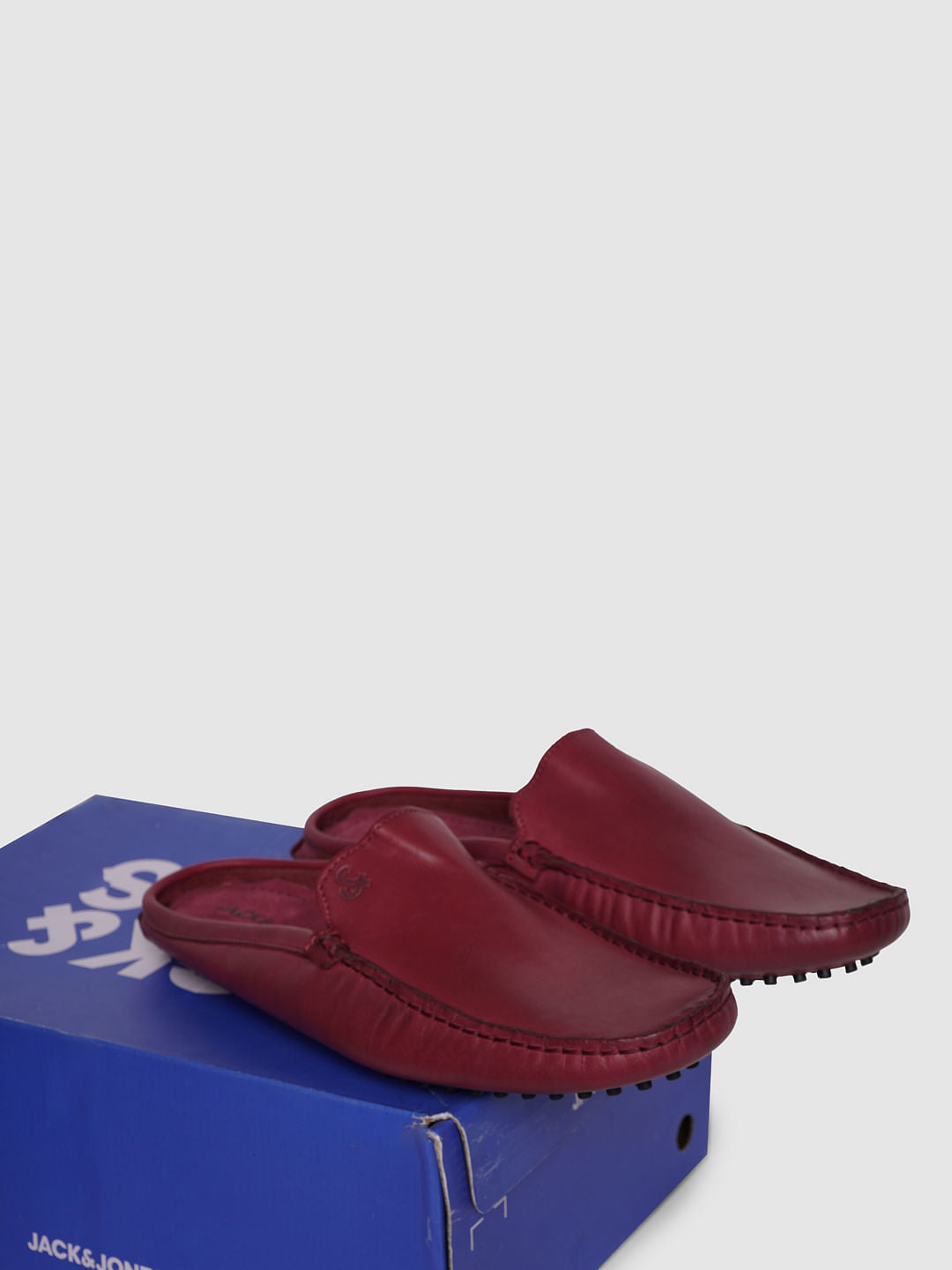 Burgundy Slip Ons